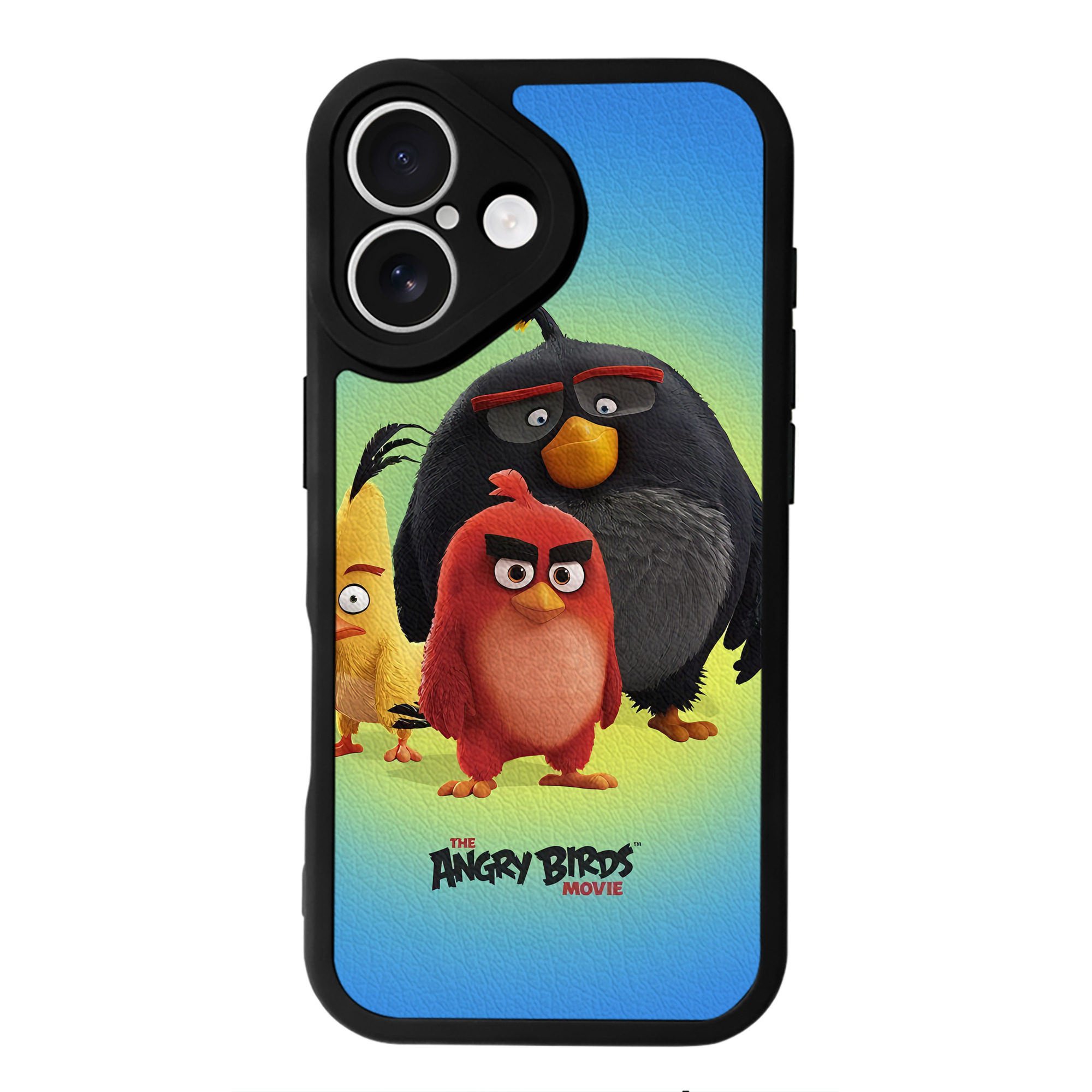 （画像用） Angry Birds アングリーバード 【iPhone 16シリーズ対応】シリコンスマホケース（レザー調） 材質：シリコン